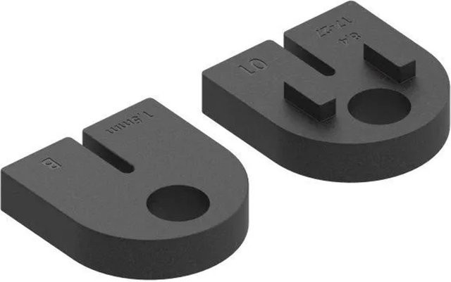 FeNau Gummieinlage für Glasklemme Modell 25, Schwarz, 1,5 mm Dicke - Bild 1