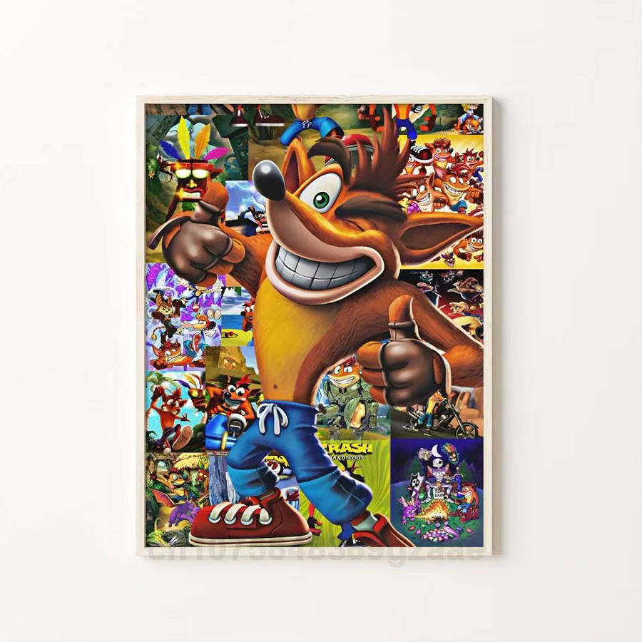 Crash Bandicoot Poster Wandbild ungerahmt Bilibili Portrait Format - Bild 7