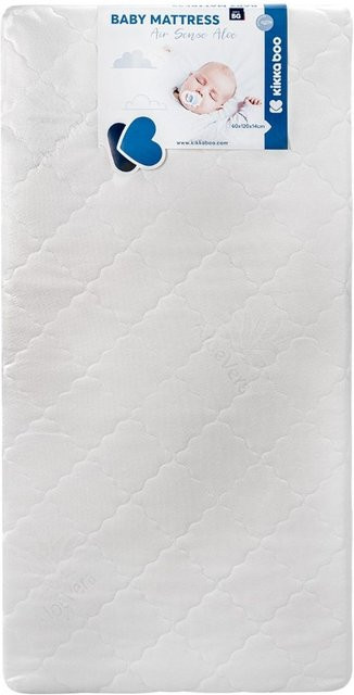 Kikkaboo Babybett Matratze Air Sense aus 3D Schaum mit abnehmbarem Bezug, weiß, B/T: 120 x 60 cm, Höhe: 14 cm - Bild 1