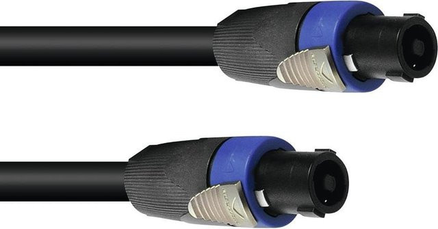 PSSO Lautsprecherkabel Speakon 4x4 in Schwarz, Länge: 5 m - Bild 1