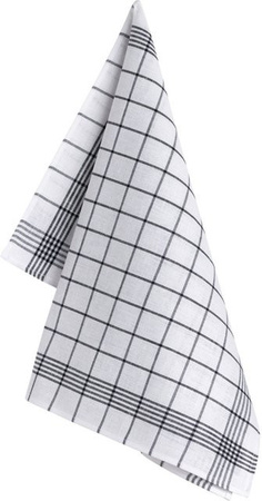 ERWIN M. Geschirrtücher Prag, 10er Pack, Schwarz, Baumwolle und Leinen, fusselfrei, B: 50 cm, L: 70 cm