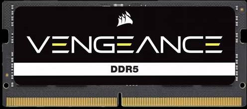 Corsair CMSX32GX5M2A5600C48 DDR5 SO-DIMM PC-Arbeitsspeicher Kit, 32GB (2 x 16GB), 5600MHz, CL48, Schwarz - Bild 1