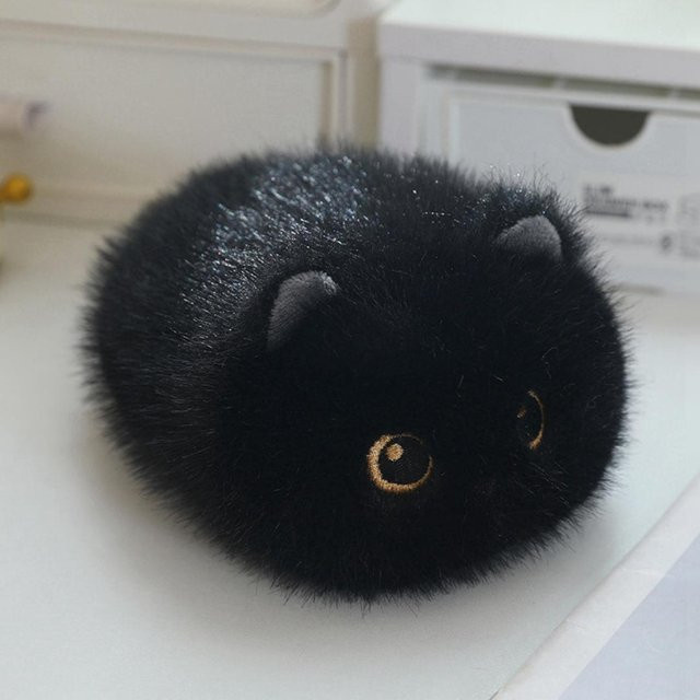 Binchi Fitness Siamese Katze, Plüschtier, Schwarz, ab 3 Jahre - Bild 1