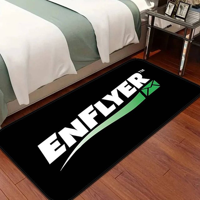 Rouxin eleven Landwirtschaftlicher Traktor Fendt Teppich, Waschbar und Rutschfest, Schwarz, B/H: 120 x 40 cm - Bild 1