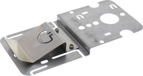 Wiska MP-S Montageplatte klein 10105774 vertikal aus Stahl in Silber, B: 75 mm, H: 80 mm - Bild 1