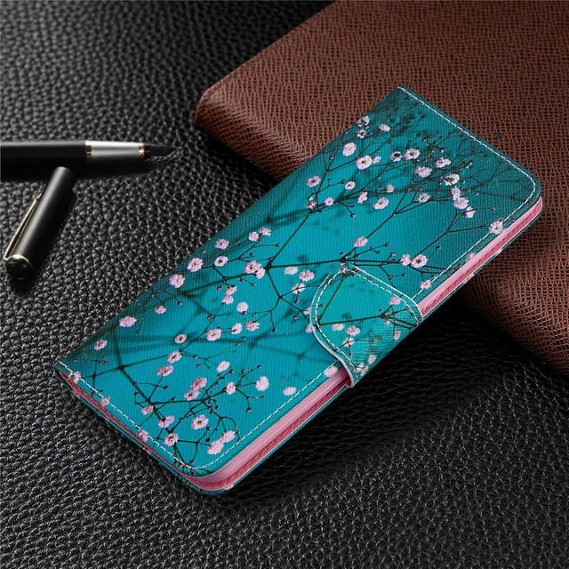 Wallet Flip Case für Samsung Galaxy A52s 5G Hülle aus Leder in Türkis mit Magnetverschluss und Ständerfunktion - Bild 1