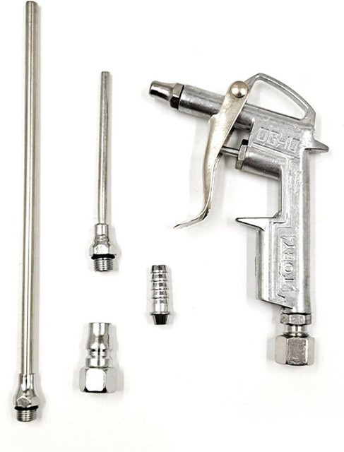 Kkmoon 5-teiliges Mini-Luftblaspistolen-Set aus Aluminiumlegierung in Silber zur Staubreinigung - Bild 1