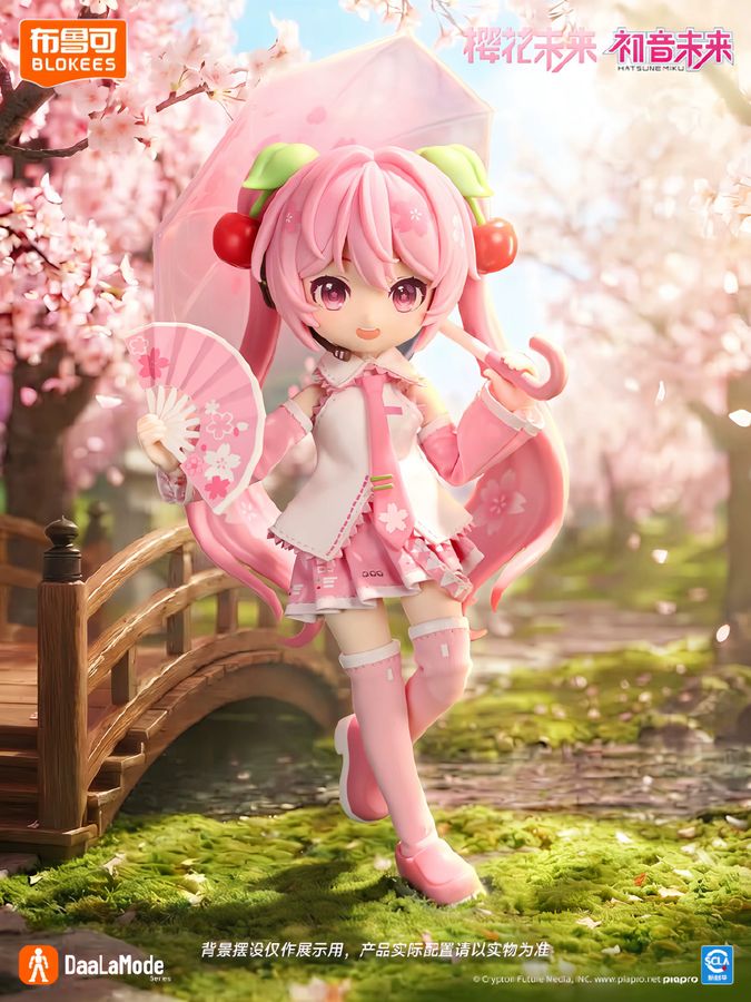 Blokees Hatsune Miku Action Figure DIY Anime Montage Figur in Grün - Bild 2
