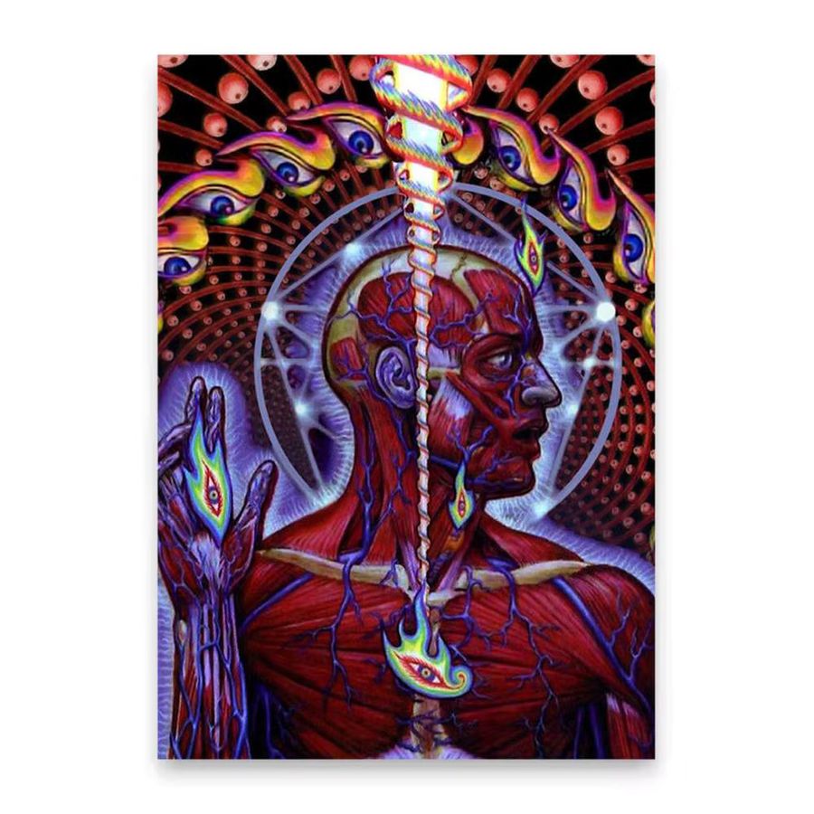 Singer Tool Poster zum Musikalbum 10.000 Tage von Tool als wasserdichte Wanddekoration für Wohnzimmer und Schlafzimmer B/H: 20,0 x 15,0 cm - Bild 4