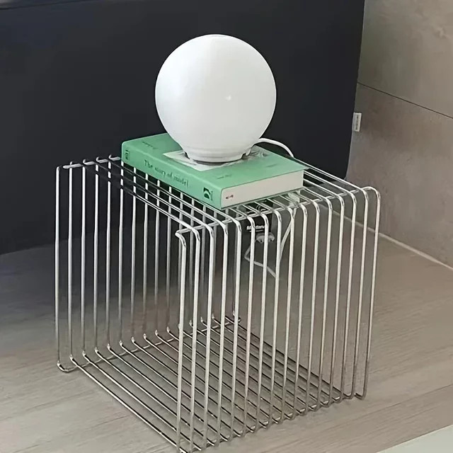 Rechteckiger Beistelltisch aus Metall für Wohnzimmer und Schlafzimmer mit Nesting-Funktion - Bild 1