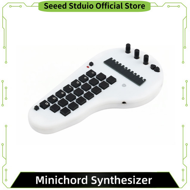 Seeed Studio Minichord Synthesizer in Weiß mit USB MIDI, Open Source und 21 Chord Selector Buttons - Bild 1