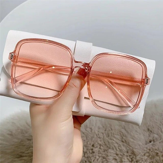 Dote Sonnenbrille, square, Vollrand, pink, Kunststoff, Damen - Bild 1