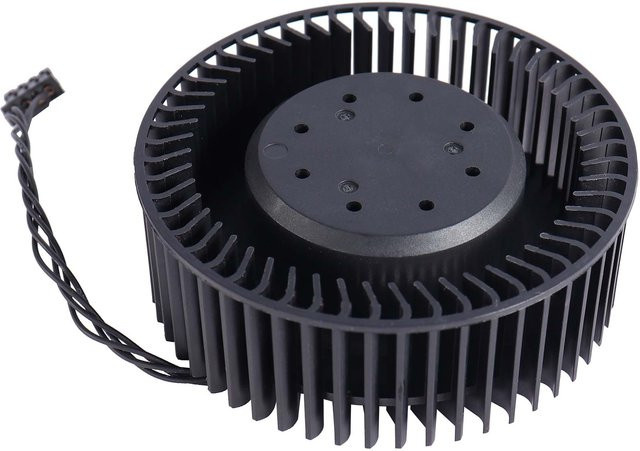 Blurolls Nevermore StealthMax kompatibler Delta BFB0712HF Turbinenlüfter für 3D-Drucker und Luftreiniger, Schwarz, B: 65 mm, T: 25 mm, 12 V - Bild 1