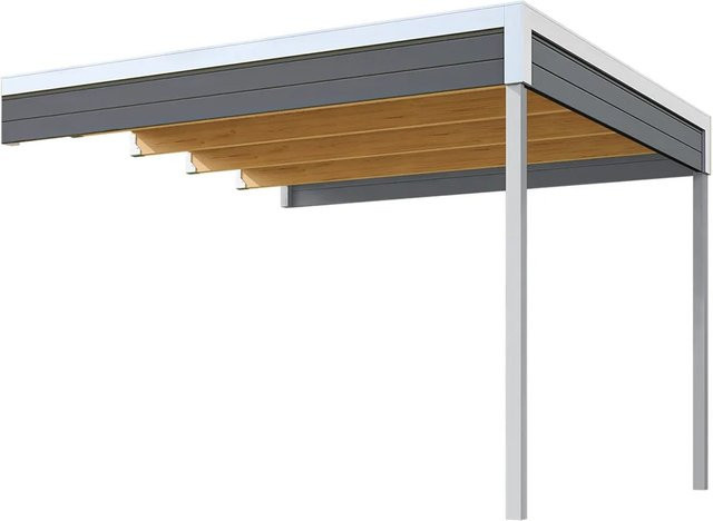 Weka Anbau 2 für Gartenhaus Batu 3 in Dark Grey, B/T: 300 x 300 cm - Bild 1