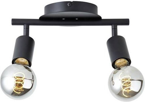 Brilliant Tiffany 99682/06 Deckenstrahler in Schwarz Matt mit E27 Fassung und verstellbarem Design - Bild 1