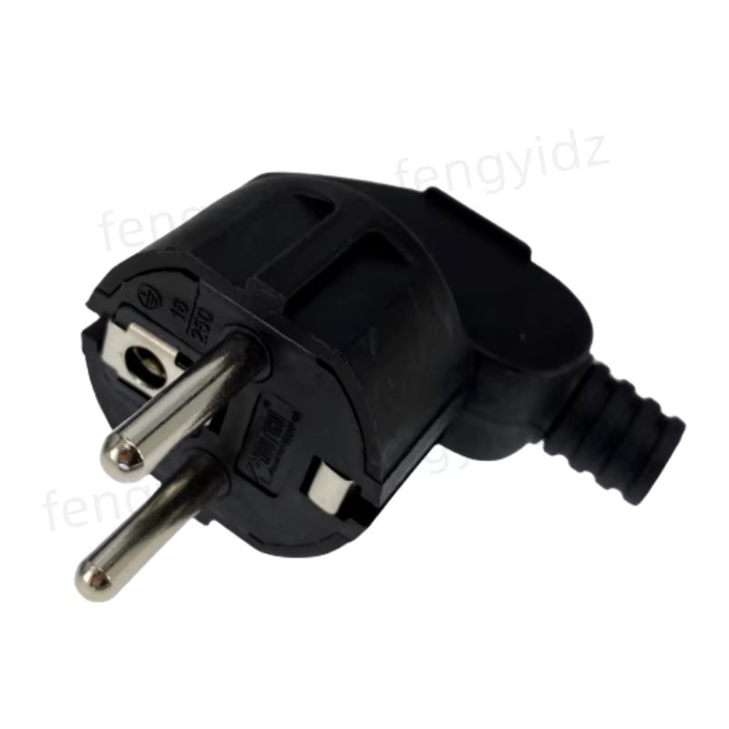 Fengyidz Elektrischer Steckadapter 16A EU 4,8mm AC Wiederaufladbarer Stecker für Steckdosen und Verlängerungskabel in Schwarz oder Weiß - Bild 3