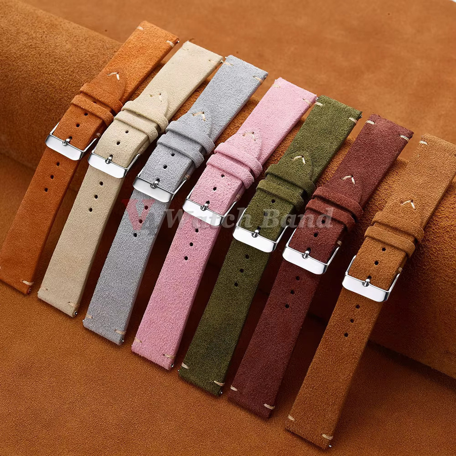 Uhrenarmband Kalbsleder, braun, Unisex - Bild 1