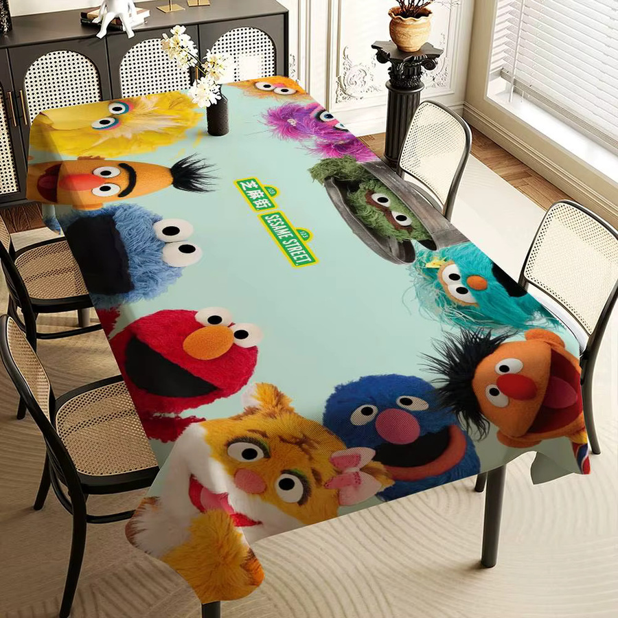 Wasserdichte rechteckige Tischdecke von Potdemiel in Multicolor für dein Esszimmer und deine Party-Dekoration - Bild 6