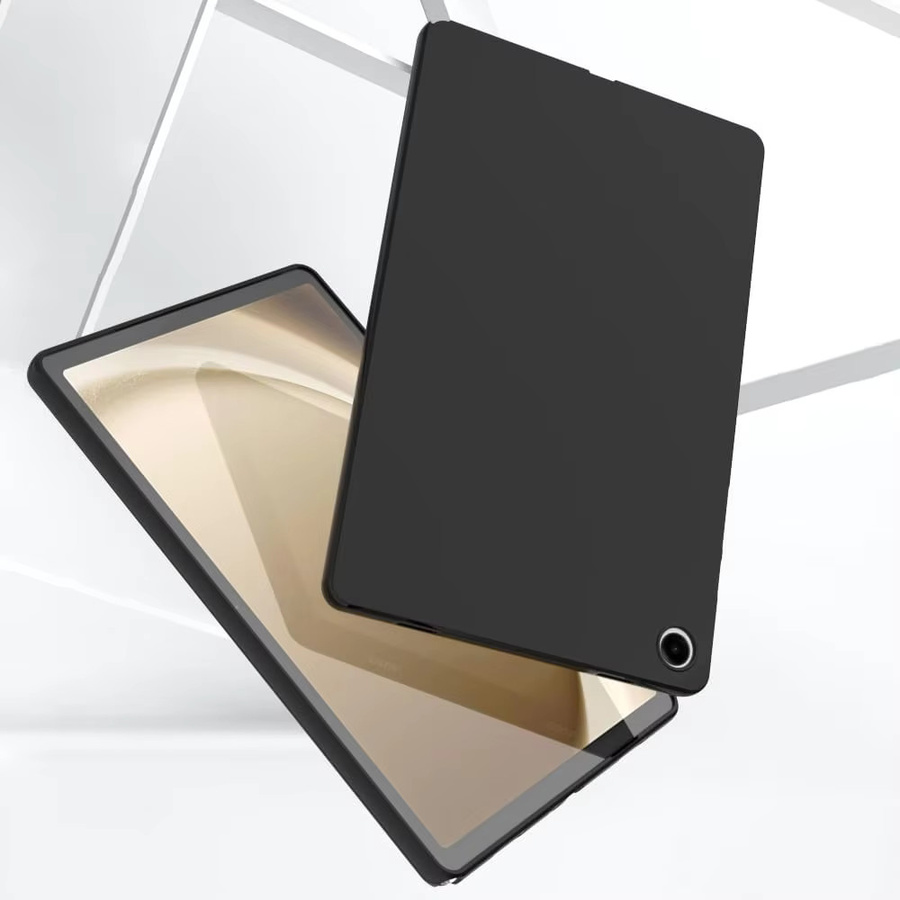 Silikonhülle für Samsung Galaxy Tab A11 Plus und A9 Plus SM-X230 X236, weiche TPU-Rückseite, rutschfest und kratzfest, Schwarz - Bild 2