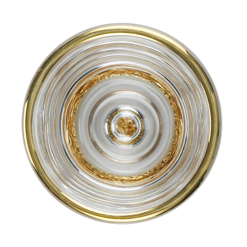 HeY LiLac Schnapsglas aus bleifreiem Kristallglas mit Goldrand, transparent, 15 ml - Bild 2