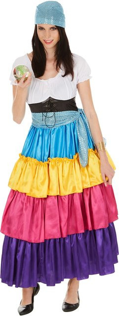 tectake Frauenkostüm Hellseherin, Fantasy, Textil, Bunt - Bild 1