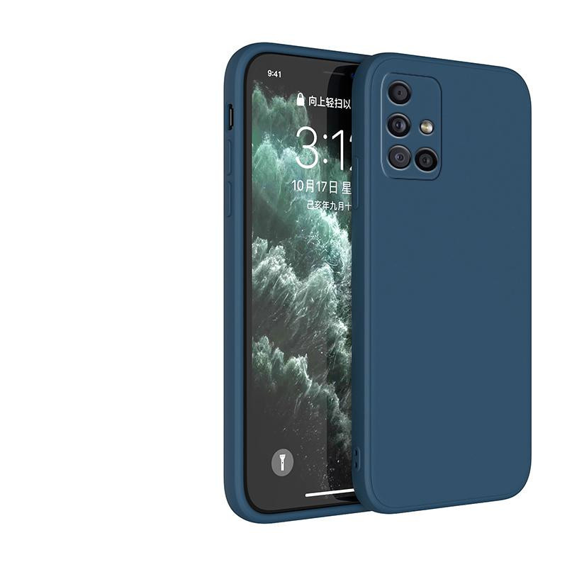 Luxuriöse quadratische Silikonhülle für OnePlus 10 Pro 5G, Nord CE 2 5G, 9, 8, 7T in Blau - Bild 2