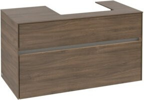 V&B Waschtischunterschrank Collaro mit LED-Waschtischaufsatz, B/T/H: 100 x 54,8 x 50 cm - Bild 1