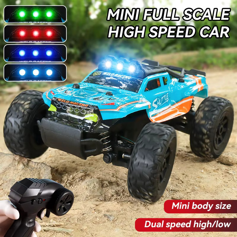 JJRC Mini-Hochgeschwindigkeits-RC-Drift-Rennwagen, Geländewagen, 1:32, mit LED-Leuchten - Bild 3