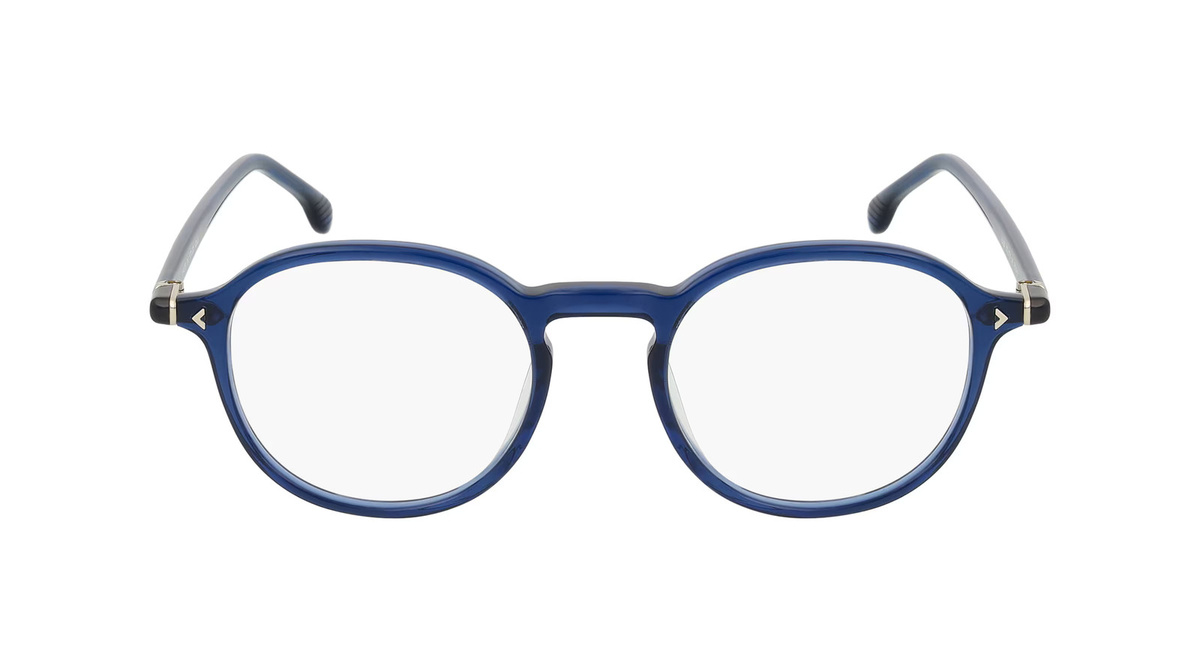 Lozza LOZVL4324 Korrektionsbrille, Vollrand, Panto, Kunststoff, Blau, Unisex - Bild 1