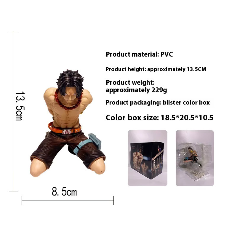 Bandai One Piece Portgas D Ace Gol D Roger Figur, Modell, Kunststoff - Bild 2