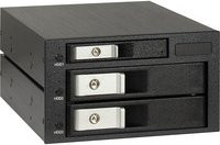 Inter-Tech IPC Wechselrahmen ST-3525 in Schwarz mit USB-C und USB-A Anschlüssen - Bild 1