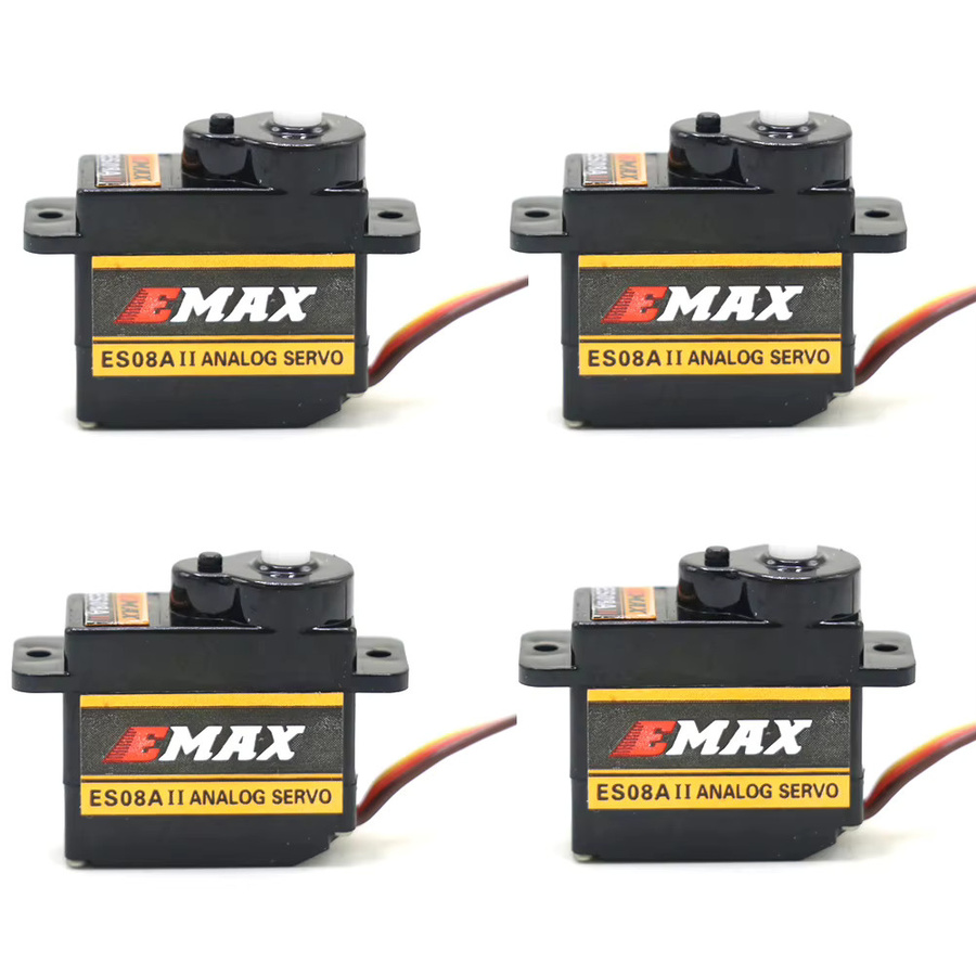 EMAX ES08A II 9g Micro Servo, Kunststoffgetriebe, 4-teiliges Set - Bild 5