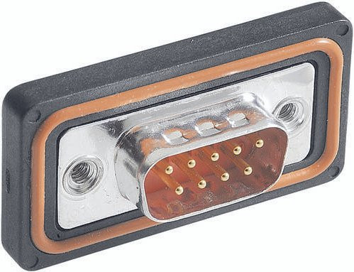 HARTING Steckverbinder Schwarz Polzahl: 9 Löten - Bild 1