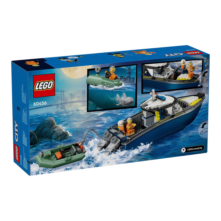 LEGO City 60456 Verfolgungsjagd im Polizeiboot Konstruktionsspielzeug - Bild 4