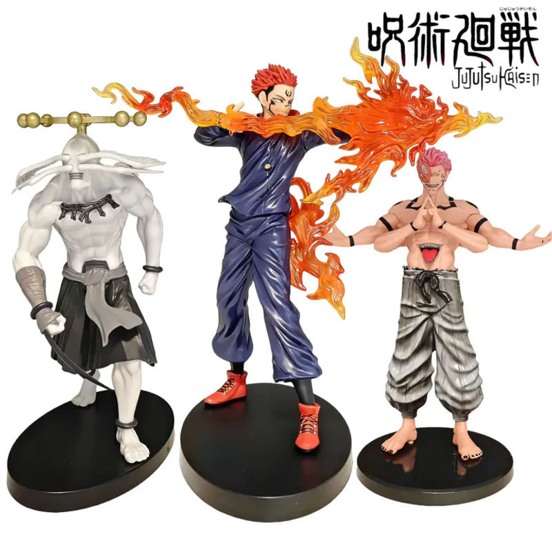 Bandai Jujutsu Kaisen Anime Figur Itadori Yuji und Ryomen Sukuna Action-Modell aus Kunststoff, mehrfarbig, Höhe: 22 cm - Bild 2