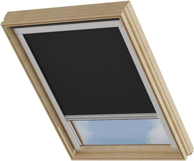 Cocoon Home Concepts Thermisches Dachfensterrollo Blackout Kompatibel mit Velux Größe MK10 aus Polyester in Weiß, Schwarz, Grau oder Sand - Bild 1