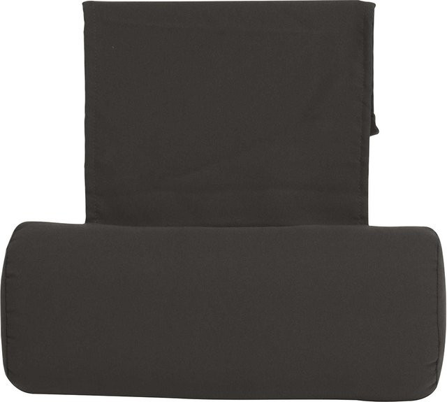 Stern Kopfpolster Bezug Schiefergrau B: 37 cm, H: 15 cm, T: 6 cm - Bild 1