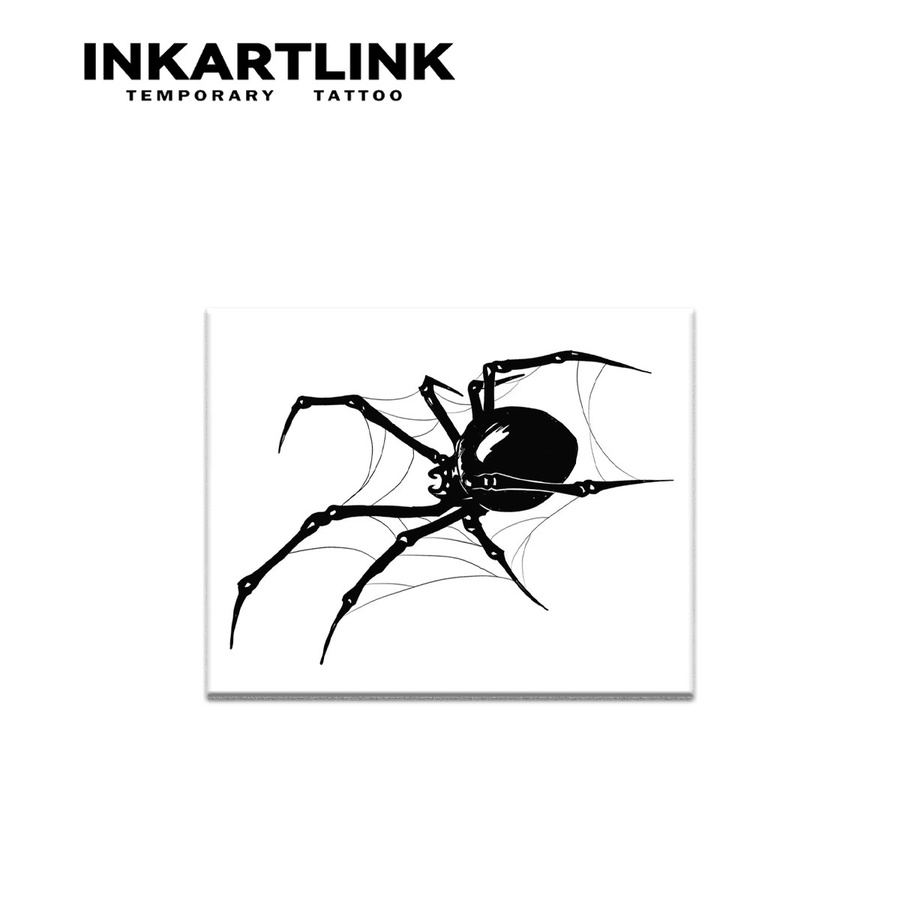 INKARTLINK Temporärer Spinnen-Tattoo-Aufkleber, wasserfest, semi-permanent - Bild 3
