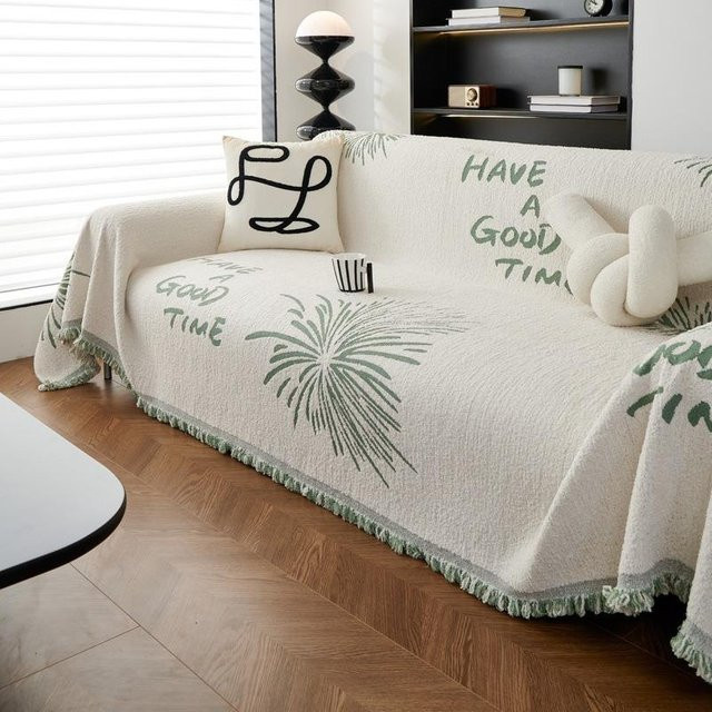 Yiran Furniture Chenille Sofadecke für alle vier Jahreszeiten, B/B: 180 x 130 cm - Bild 1