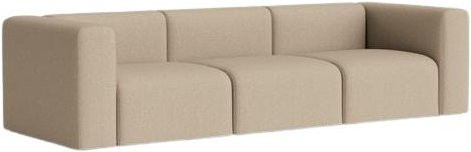 HAY Mags 3-Sitzer Sofa Kombination in Beige mit Armlehnen und Stoffbezug - Bild 1