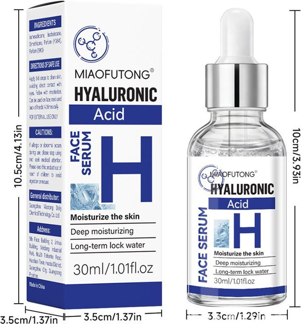 Global Beauty Hyaluronsäure Gesichtsserum, Unisex - Bild 1