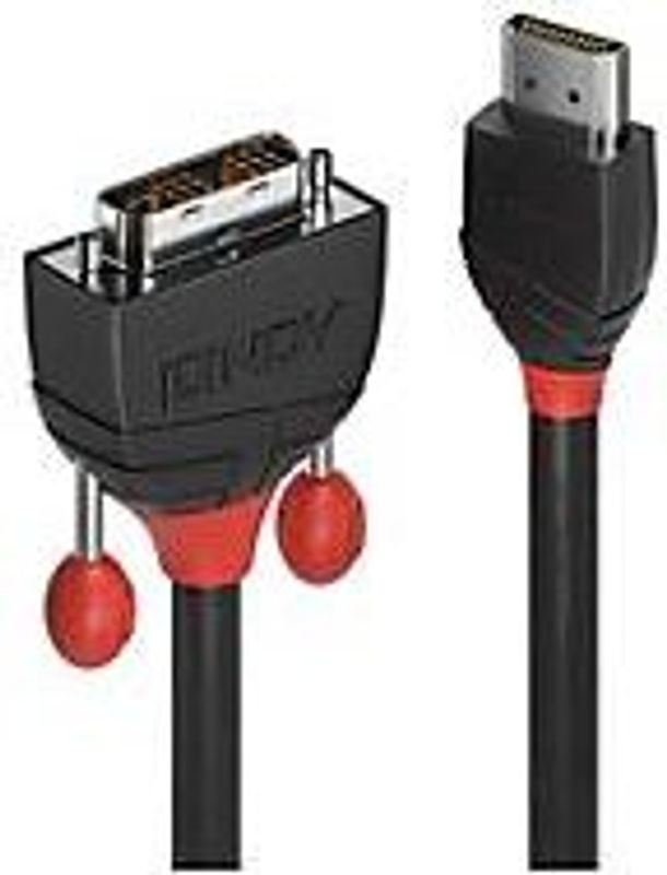 Lindy HDMI auf DVI-D Adapterkabel Schwarz 10,00 m - Bild 3