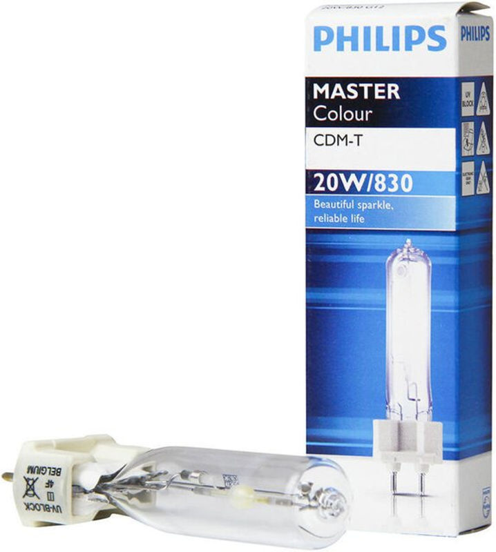Philips Halogenmetalldampf Lampe G12 in Röhrenform, 20,1W, Warmweiß, Transparent - Bild 2