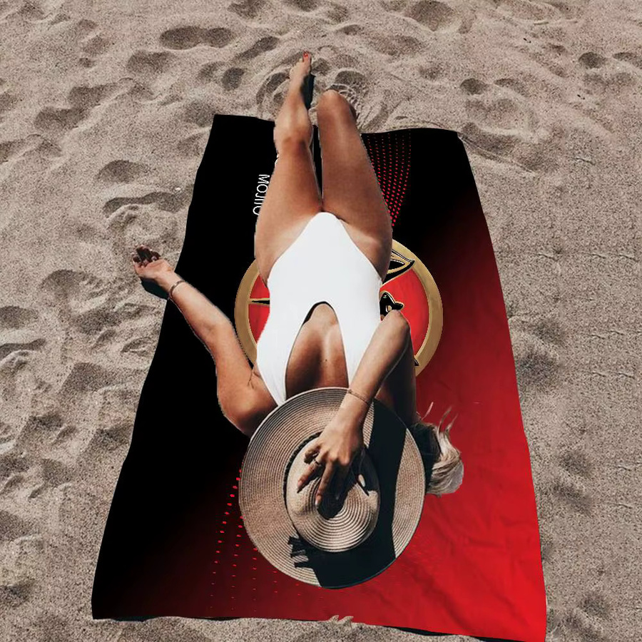 B-Bacardi Mikrofaser-Strandtuch Multicolor für Yoga, Schwimmen und Sport - Bild 2