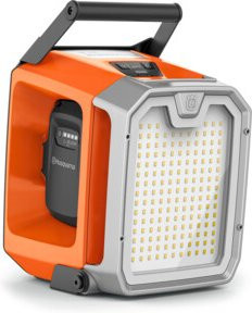 Husqvarna Akku-Baustellenlampe WL8i als höhenverstellbare Arbeitsleuchte mit omnidirektionalem Flutlicht und IK07-Schutzklasse - Bild 1