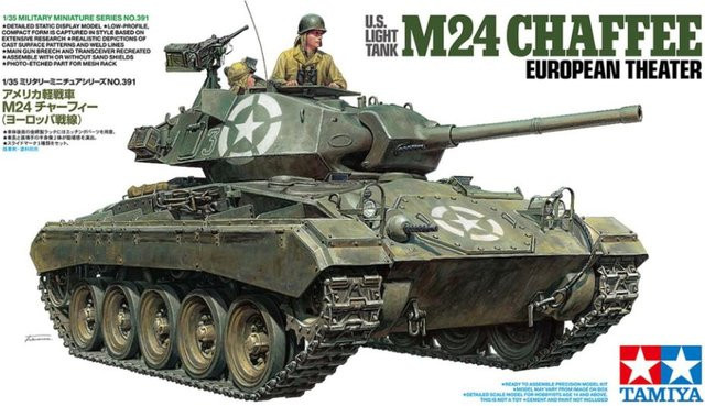 USM M24 Chaffee Euro Theater, Fahrzeug, 1:35, Grün - Bild 1