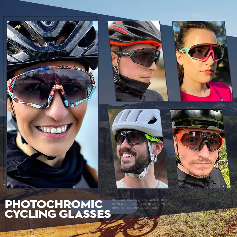 Kapvoe Sportsonnenbrille, Unisex, Vollrand, Multicolor, Kunststoff - Bild 4