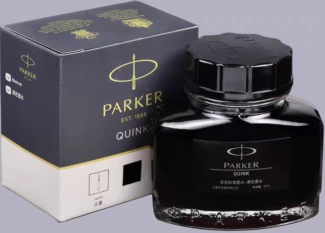 PARKER Quink Füllfederhalter Tinte Schwarz 57 ml - Bild 1