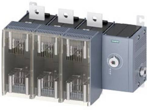 Siemens Lasttrennschalter 3polig 800A 8 Schließer 8 Öffner 690 V/AC grau 3KF53804RF11 - Bild 1