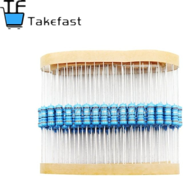 20 Stück Metallschichtwiderstände XIASONGXIN LIGHT 1 % Toleranz in Blau mit verschiedenen Werten von 0,1 Ohm bis 1 MOhm - Bild 1